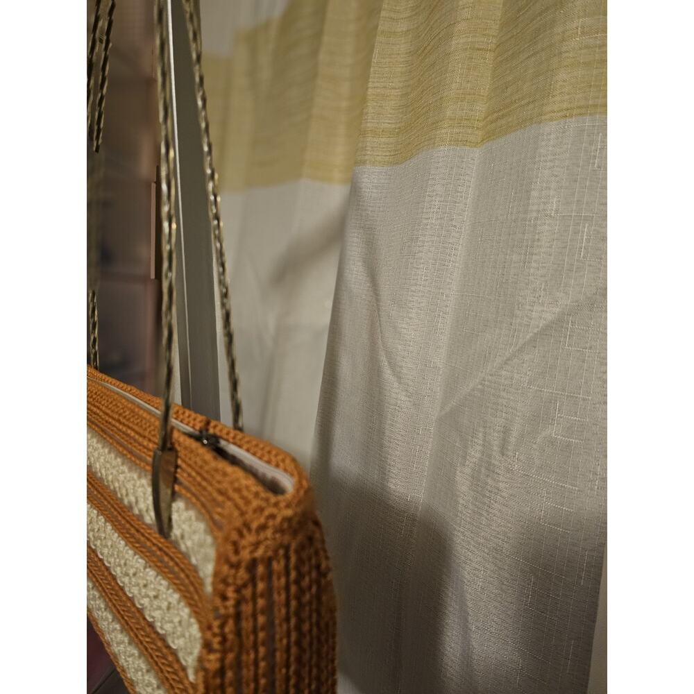Straw Brown And Cream Pocketbook - Picture 2 of 6